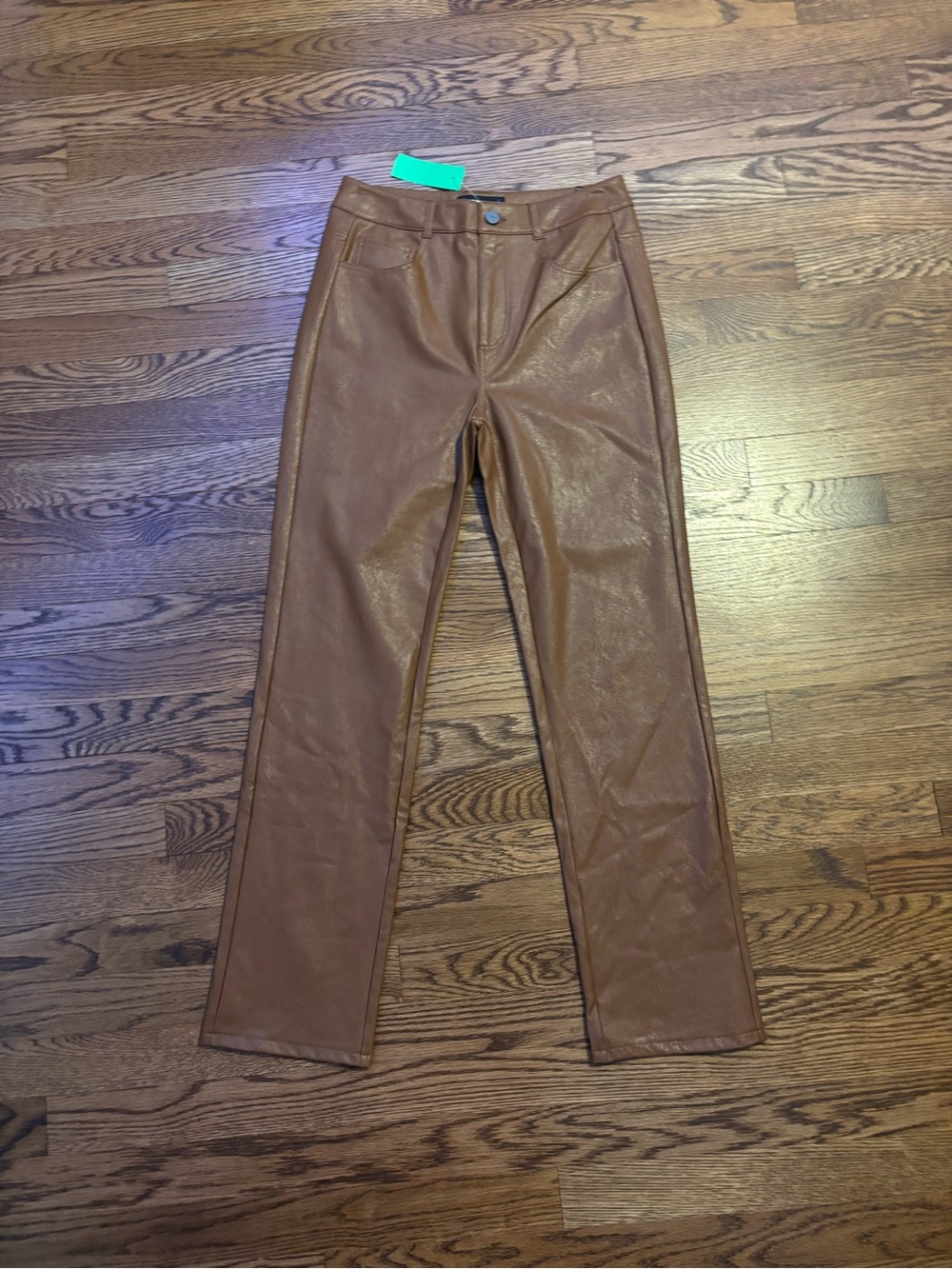 Size 26 - NWT PAIGE Stella
dark argon vegan leather pants